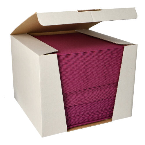 Papstar 100 Servietten "ROYAL Collection" 1/4-Falz 40 cm x 40 cm lila