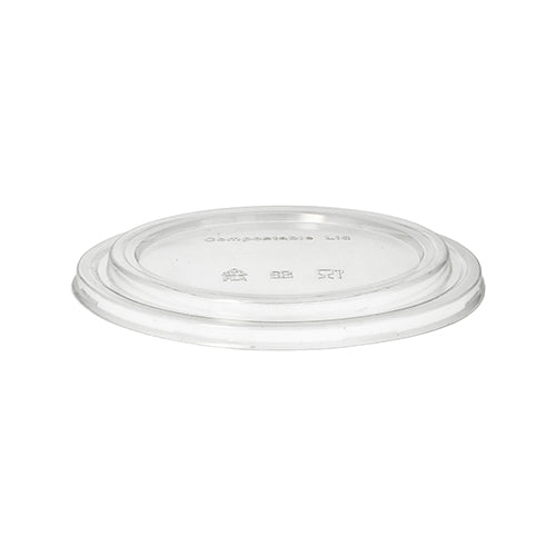 Papstar 6x 50 Deckel für Salatschalen, PLA rund Ø 18,4 cm · 2 cm klar