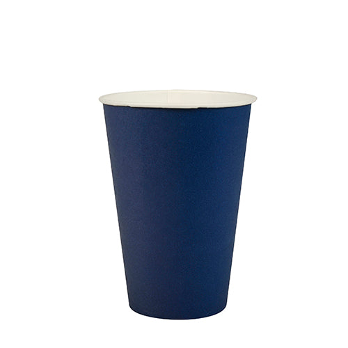 Papstar 300x Trinkbecher, Pappe, Dunkelblau, Inhalt: 200ml, Durchmesser: 7cm, Höhe: 9,7cm