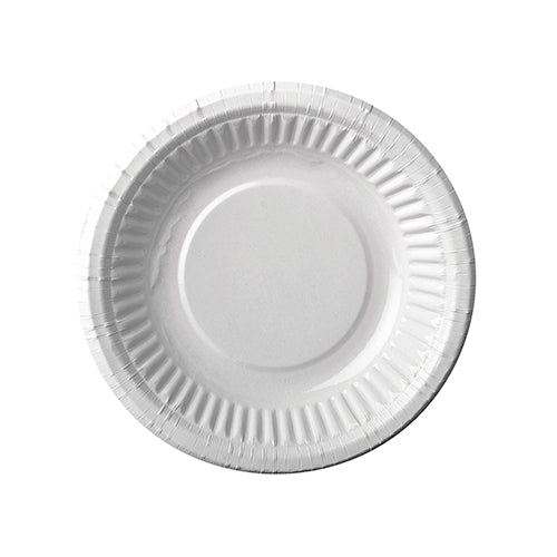 Papstar 15x 12 Schalen, Pappe rund Ø 19 cm · 3 cm weiss