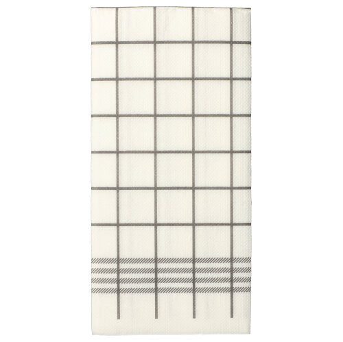 Papstar 480 Servietten, 2-lagig "PUNTO" 1/8-Falz 39 cm x 40 cm grau "Kitchen Towel" mikrogeprägt