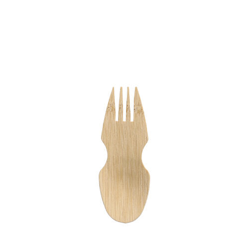 Papstar 1.000 Fingerfood - Göffel, Serie: Pure, Material: Bambus, Länge: 8,5cm