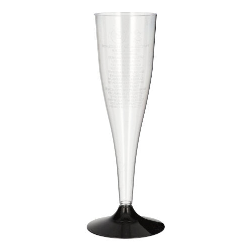 Papstar 10x 20 Stiel-Gläser für Sekt, PS 0,1 l Ø 5 cm · 17,5 cm glasklar
