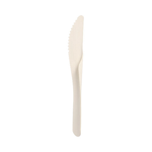 Papstar 10x 50 Messer, Papier "pure" 18,6 cm weiss