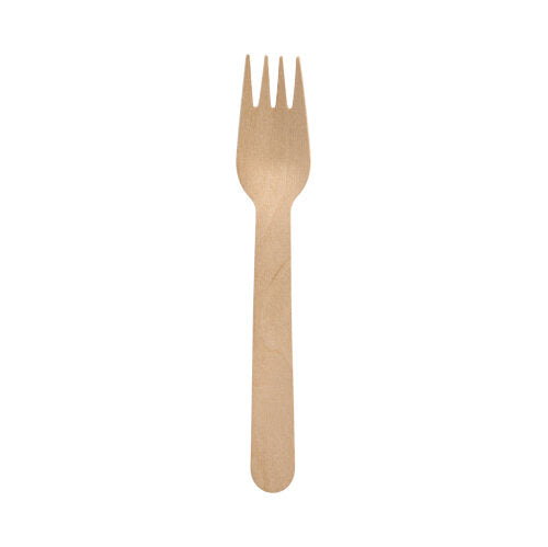 Papstar 1.000 Gabeln gewachst, Material: Holz, Serie: Pure, Länge: 16cm