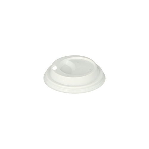 Papstar 10x 100 Dom-Deckel, PS "To Go" rund Ø 7,03 cm · 1,8 cm weiss