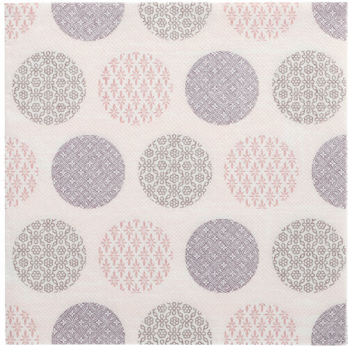 Papstar 250 Servietten "ROYAL Collection" 1/4-Falz 40 cm x 40 cm rosa "Rococo"
