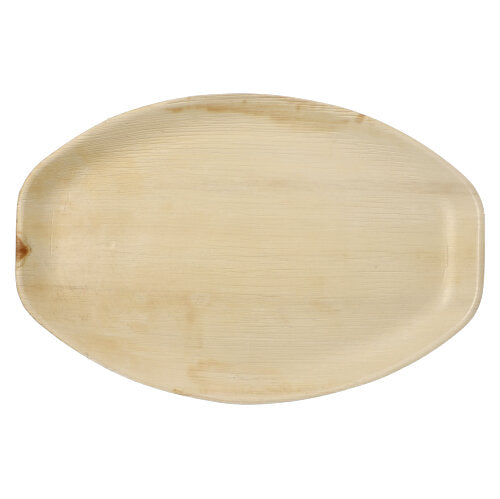 Papstar 10x 6 Tabletts, Palmblatt "pure" oval 3 cm x 43 cm x 29 cm natur
