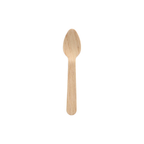 Papstar 18x 10 Kaffeelöffel, Holz "pure" 11 cm