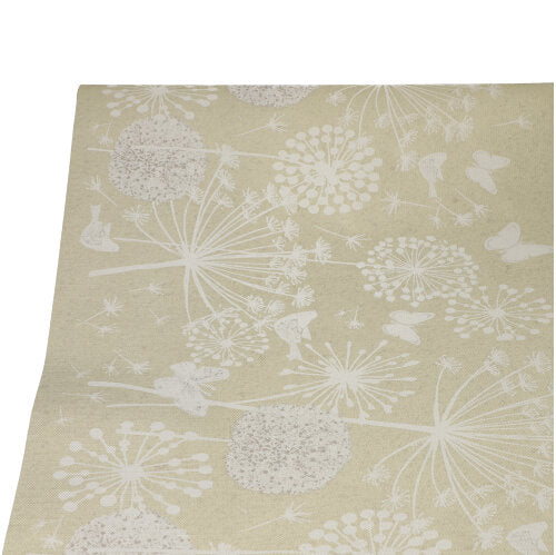 Papstar 12x Tischdecke, Papier 3 m x 1,2 m beige "Meadow"