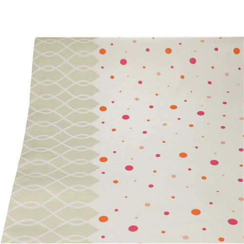 Papstar 12x Tischdecke, Papier 3 m x 1,2 m "Rosa"