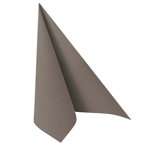 Papstar 250 Servietten "ROYAL Collection" 1/4-Falz 40 cm x 40 cm grau in Papierverpackung