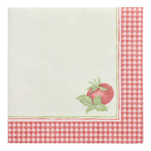 Papstar 250 Servietten "ROYAL Collection" 1/4-Falz 40 cm x 40 cm "Tomato"