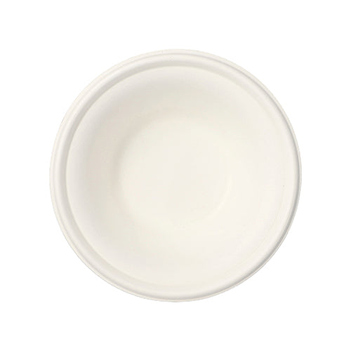Papstar 1x 100 Schalen, Zuckerrohr "pure" 380 ml Ø 15,5 cm · 4,6 cm weiss