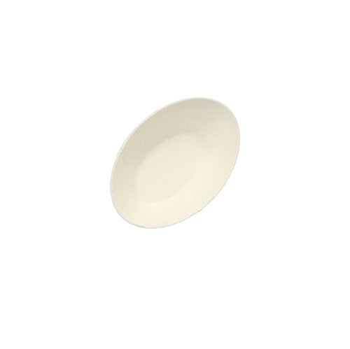 Papstar 600 Fingerfood - Schalen, Rund, Serie: Pure, Farbe: Weiß, Material: Zuckerrohr, Form: Ei, Füllinhalt: 20ml, Maße: 8 x 5cm