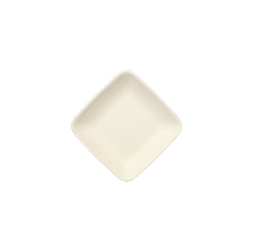 Papstar 500 Fingerfood - Teller, Serie: Pure, Material: Zuckerrohr, Form: Eckig, Farbe: Weiß, Maße: 6,5 x 6,5cm
