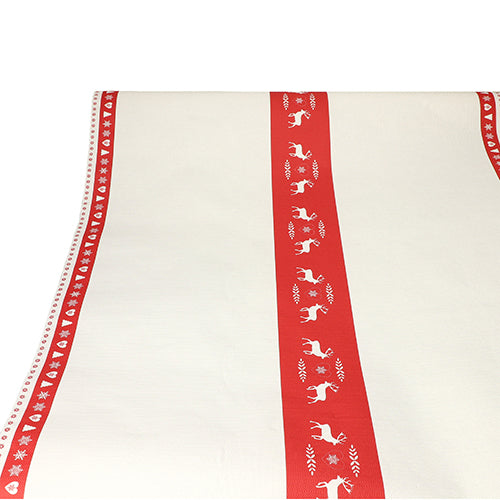 Papstar 12x Tischdecke, Papier 3 m x 1,2 m "Rennes"