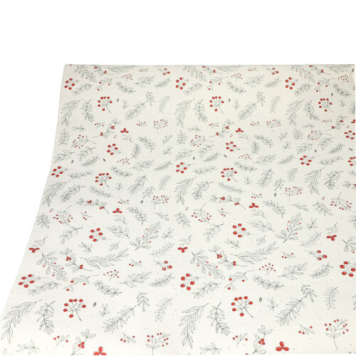 Papstar 12x Tischdecke, Papier 3 m x 1,2 m "Berries"