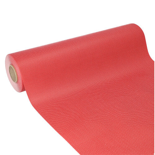 Papstar 4x Tischläufer, stoffähnlich, Vlies "soft selection plus" 24 m x 40 cm rot