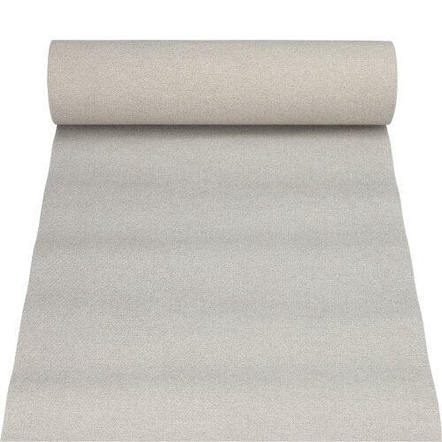 Papstar 4x Tischläufer, stoffähnlich, PV-Tissue Mix "ROYAL Collection" 24 m x 40 cm grau "Textile"