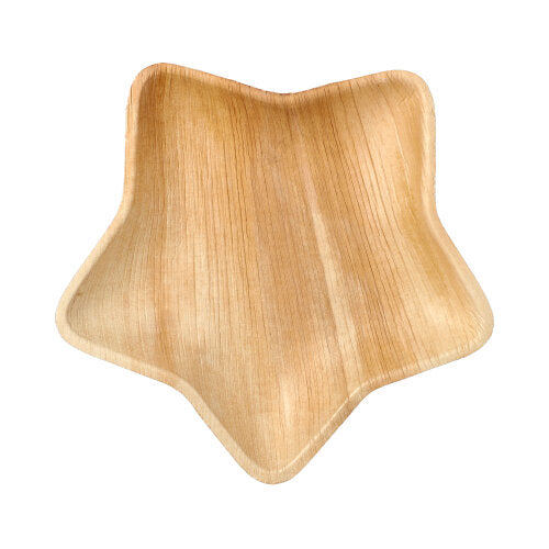 Papstar 10x 6 Teller, Palmblatt "pure" 2,3 cm x 22,3 cm x 20 cm Stern