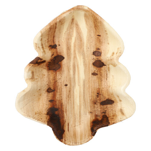 Papstar 10x 6 Teller, Palmblatt "pure" 2,5 cm x 24,3 cm x 21,2 cm Weihnachtsbaum
