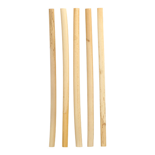 Papstar 10x 50 Trinkhalme Schilf "pure" Ø 10 mm · 25 cm