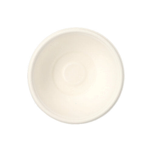Papstar 10x 50 Schalen, Zuckerrohr "pure" 200 ml Ø 11,2 cm · 4,2 cm weiss