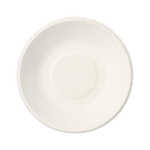 Papstar 10x 50 Schalen, Zuckerrohr "pure" 680 ml Ø 19 cm · 4 cm weiss