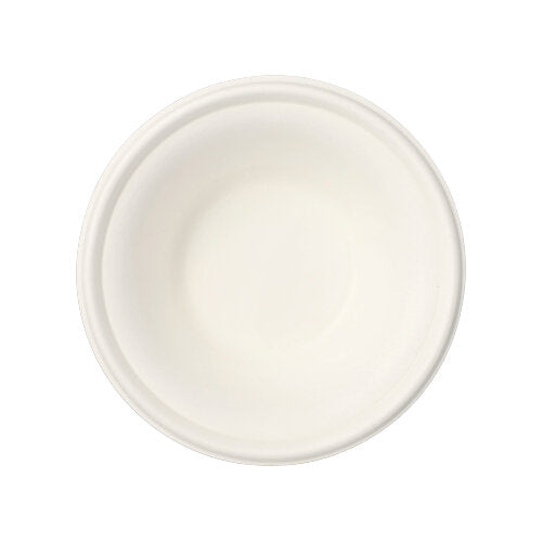 Papstar 10x 12 Schalen, Zuckerrohr "pure" 380 ml Ø 15,5 cm · 4,6 cm weiss