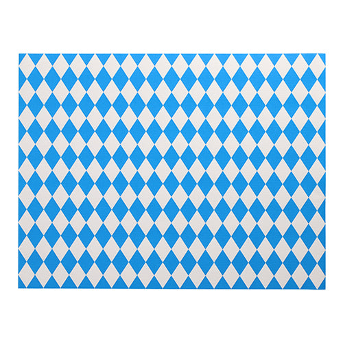 Papstar 10x 100 Tischsets, Papier 30 cm x 40 cm "Bayrisch Blau"