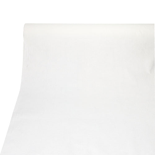 Papstar 2x Tischdecke, stoffähnlich, PV-Tissue Mix "ROYAL Collection" 20 m x 1,18 m weiss