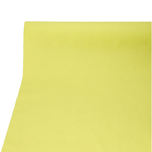 Papstar 2x Tischdecke, stoffähnlich, PV-Tissue Mix "ROYAL Collection" 20 m x 1,18 m limonengrün