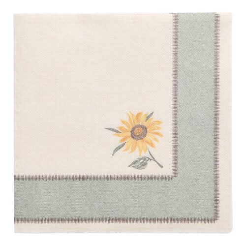 Papstar 250 Servietten "ROYAL Collection" 1/4-Falz 40 cm x 40 cm "Sunflower"