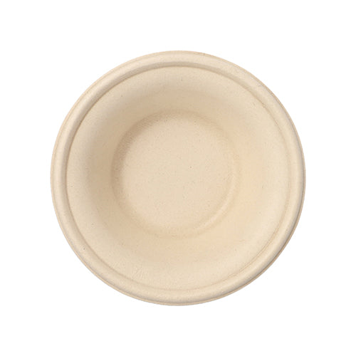 Papstar 10x 50 Schalen, Zuckerrohr "pure" 380 ml Ø 15,5 cm · 4,6 cm natur