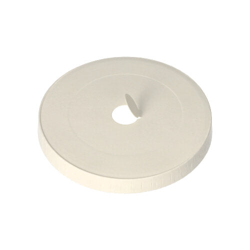 Papstar 10x 50 Deckel für Trinkbecher, Pappe rund Ø 9 cm weiss