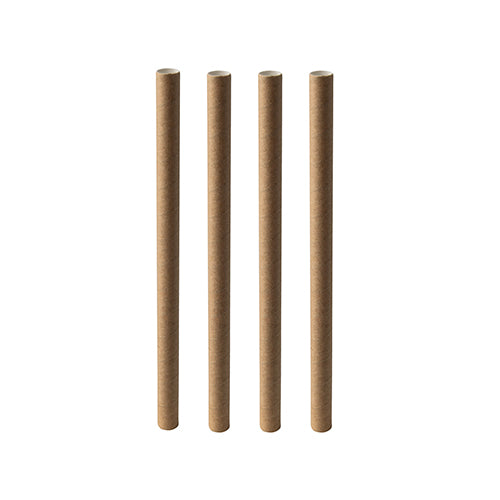 Papstar 1.200 Bubble Tea Halme, Farbe: braun, Material: Papier, Abmessungen: Ø 12mm · 20cm