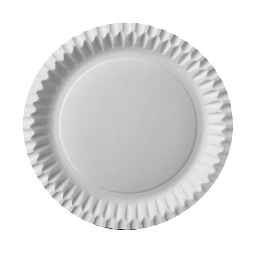 Papstar 600 Teller rund, Material: Pappe, Farbe: weiß, Durchmesser: 23cm