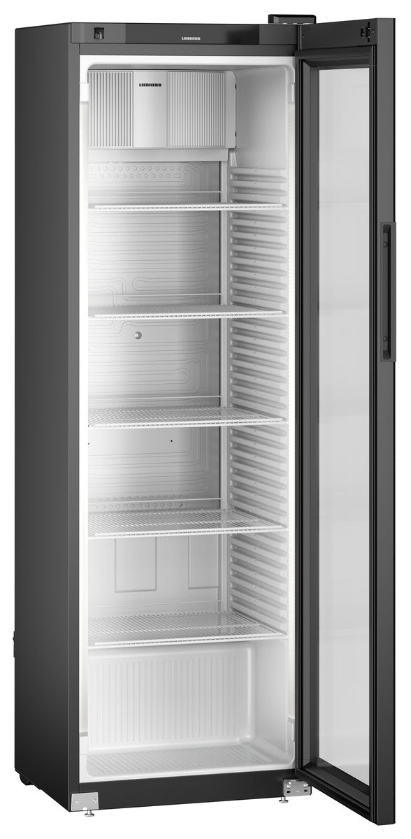 Liebherr Getränkekühlschrank MRFvg 4011 Perfection (mit Umluftkühlung), Stahl, Schwarz, 220-240V, 400L, 597x654x1884mm