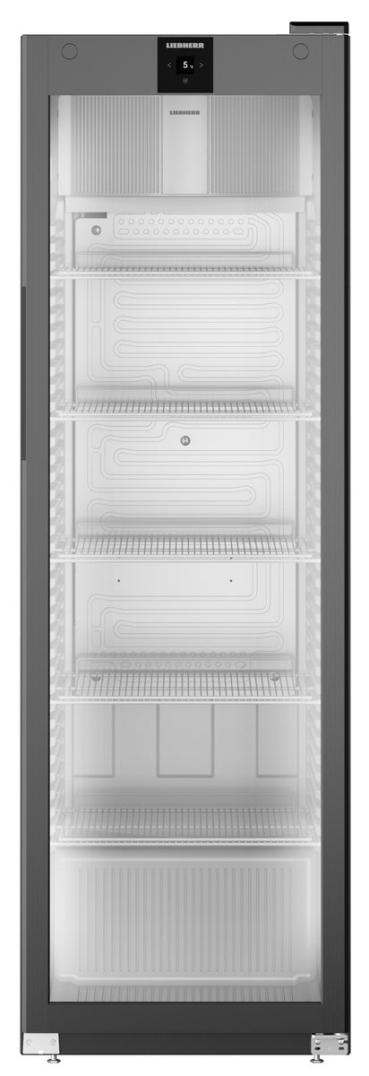Liebherr Getränkekühlschrank MRFvg 4011 Perfection (mit Umluftkühlung), Stahl, Schwarz, 220-240V, 400L, 597x654x1884mm
