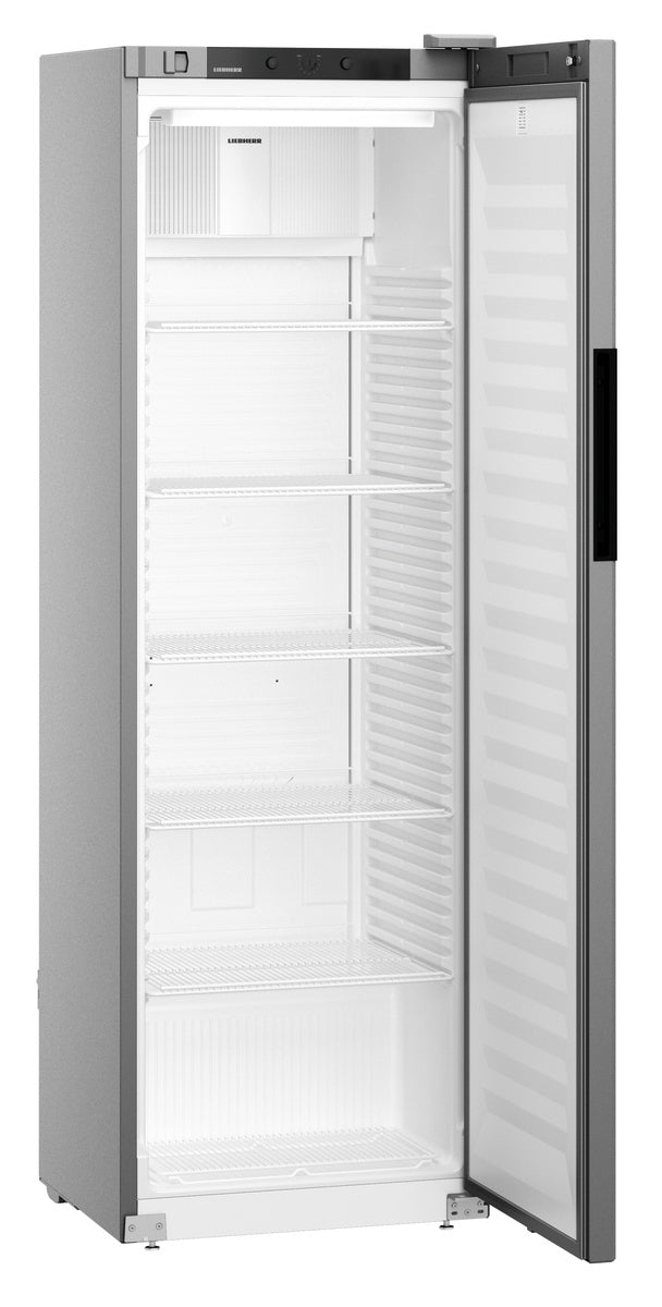 Liebherr Getränkekühlschrank MRFvd 4001 Performance (mit Umluftkühlung), Stahl, Grau, 220-240V, 377L, 597x654x1884mm