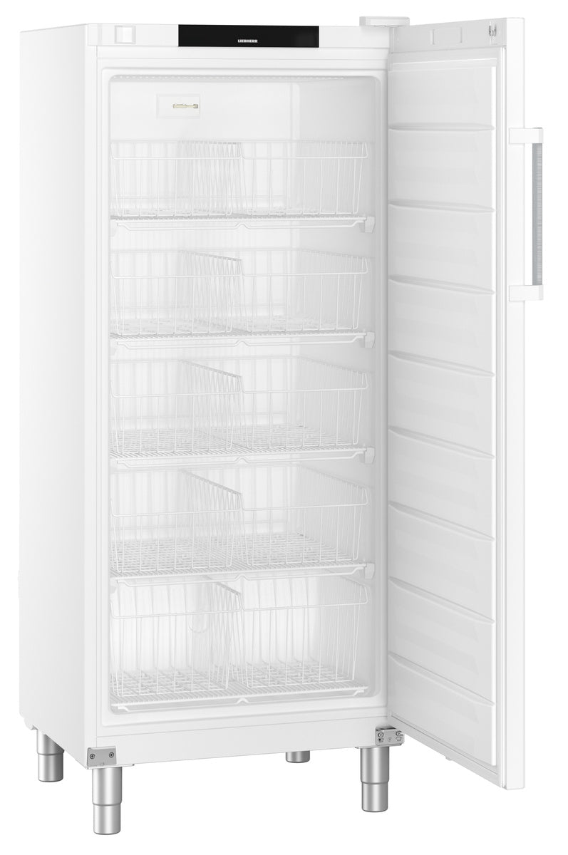 Liebherr Gefrierschrank "Performance" (mit SmartFrost), Stahl, Weiß, 1,234kW, 230V, 499L, 747x769x1818mm (FFFsg 5501)
