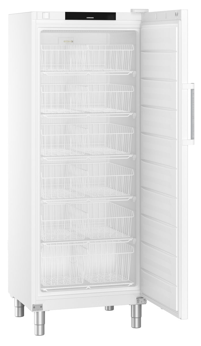 Liebherr Gefrierschrank "Performance" (mit SmartFrost), Stahl, Weiß, 1,170kW, 230V, 573L, 747x769x2018mm (FFFsg 6501)