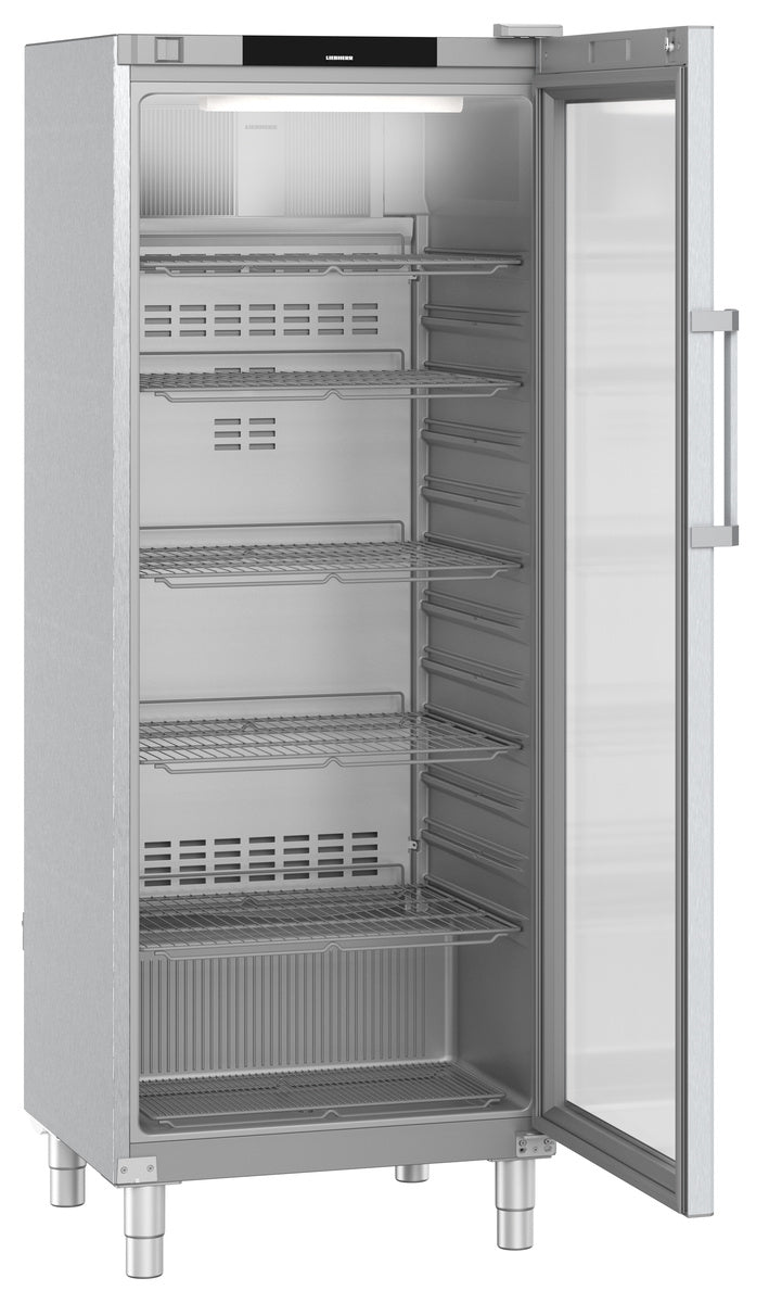 Liebherr Kühlschrank "Perfection" (mit Umluftkühlung), Edelstahl, Kunststoff und Glas, Silber, 0,984kW, 230V, 688L, 747x769x2018mm (FRFCvg 6511)