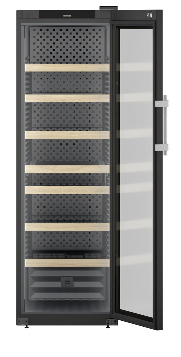 Liebherr Weinschrank "Perfection", Stahl, Schwarz, 0,320kW, 230V, 459L, 597x763x1884mm (WFbli 5241)