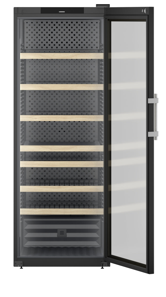 Liebherr Weinschrank "Perfection", Stahl, Schwarz, 0,331kW, 230V, 642L, 747x763x2044mm (WFbli 7741)