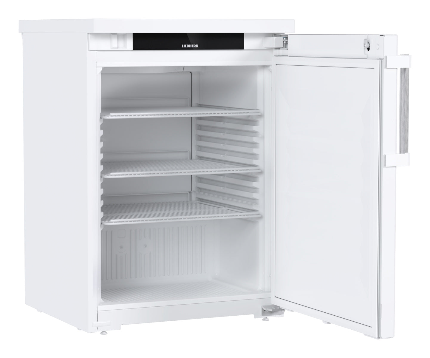 Liebherr Tischkühlschrank "Performance" (mit Umluftkühlung), Stahl und Kunststoff, Weiß, 0,219kW, 230V, 124L, 600x648x852mm (FRTvg 1501)