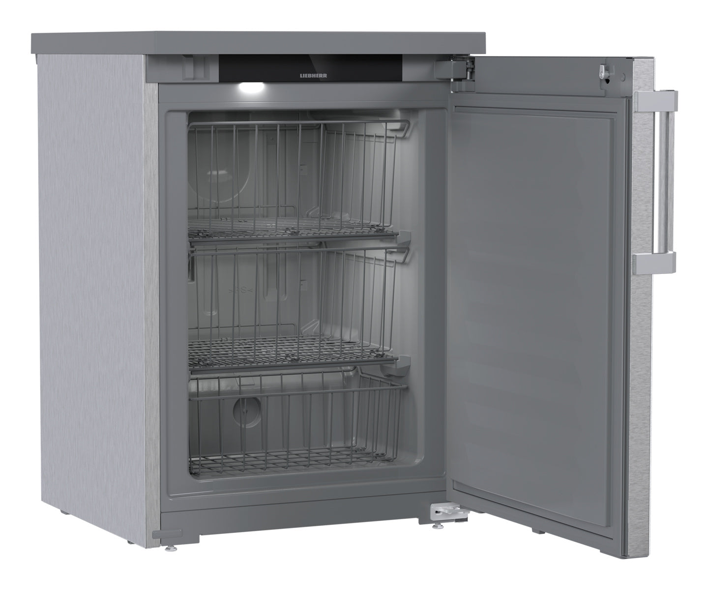 Liebherr Gefriergerät "Perfection" (Unterbaufähig mit SmartFrost), Edelstahl, Silber, 0,23kW, 230V, 101L, 600x648x852mm (FFTCsg 1501)