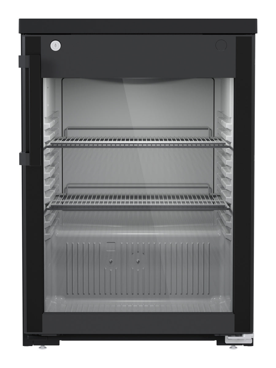 Liebherr Getränke-Tischkühlschrank "Performance", Stahl, Kunststoff und Glas, Schwarz, 0,197kW, 230V, 127L, 600x648x852mm (MRTve 1511)