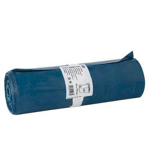 Papstar 5x 40 Müllsäcke, LDPE 120 l 110 cm x 70 cm blau